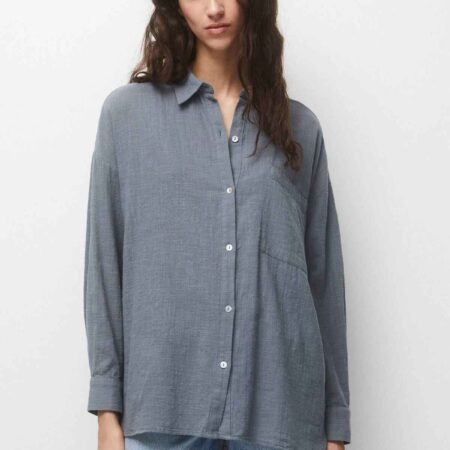 Rustic Oversized Shirt grey/blue