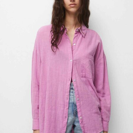 Rustic Oversized Shirt pink