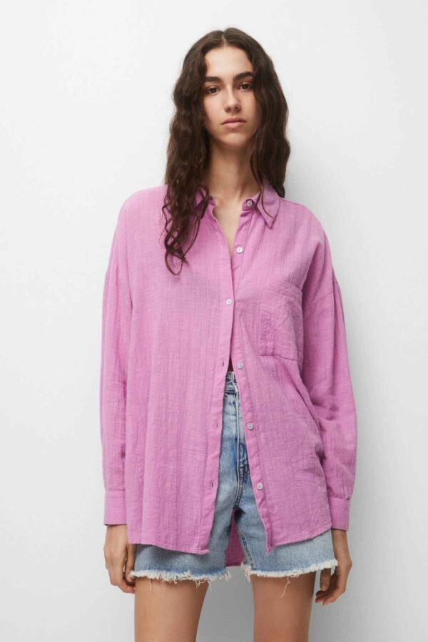 Rustic Oversized Shirt pink