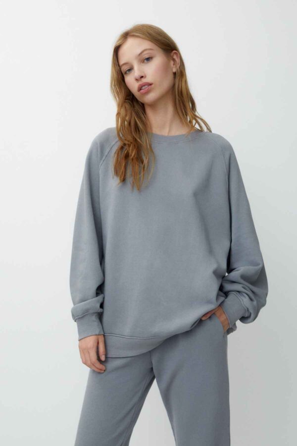 Faded sweatshirt pale grey
